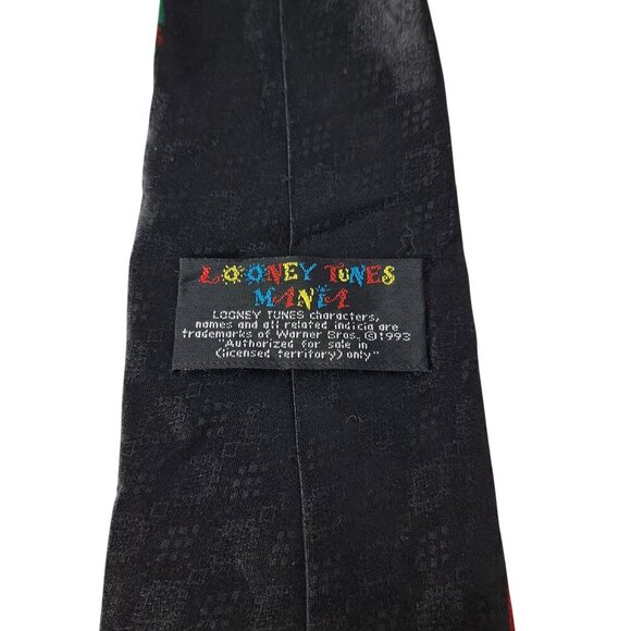Vintage 1993 Looney Tunes Taz Tweety Bugs Elmer Necktie - Picture 7 of 7